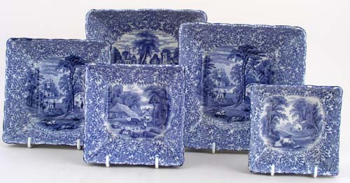 Dishes Set of Five c1920s